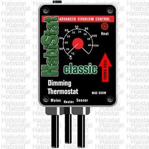 Thermostat reptile gradateur Habistat High RANGE 600 W NOIR - Photo 1/1