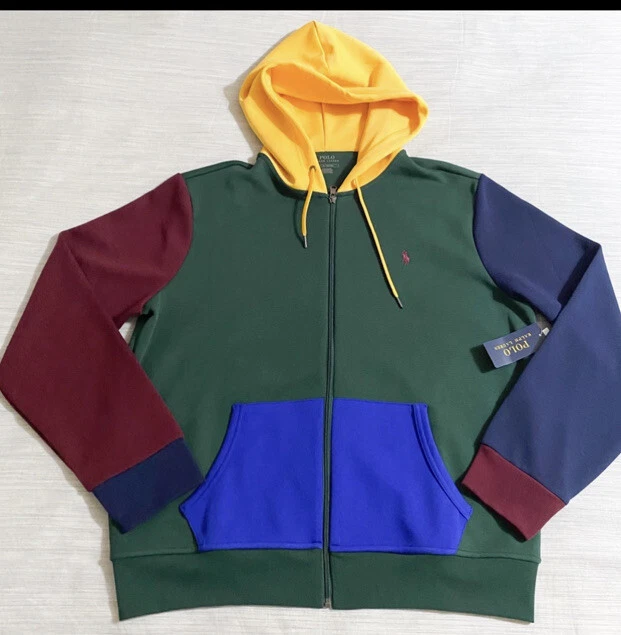 Multicolor polo outlet hoodie