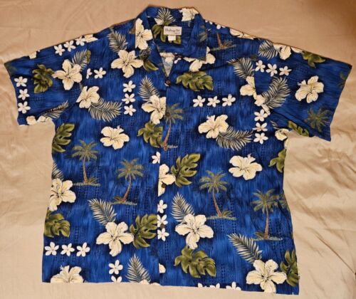 Bishop Street Hawaiian Shirt - Men's Size XXXL  B… - image 1