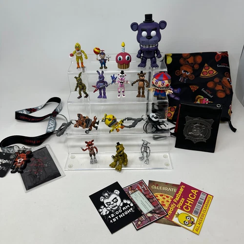 Five Nights At Freddys Action Figure HUGE LOT Mini Figures Wallet Bag Funko Set - Picture 23 of 24