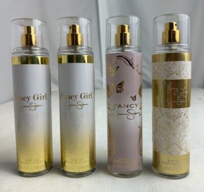 Jessica Simpson Fancy Girl Fancy Love Body Mist Spray Lot 4 Bottles