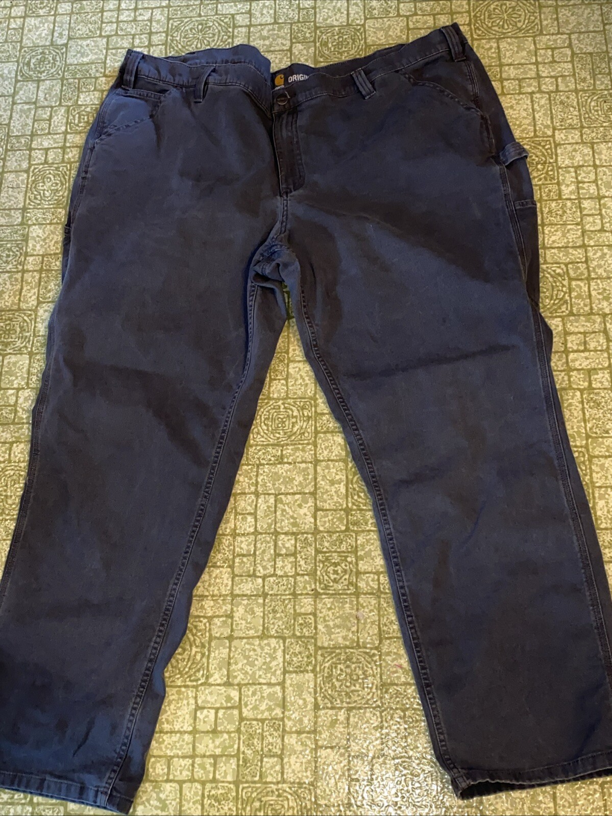 Carhartt Womens Pants Gray 24W Original  Fit Carpenter