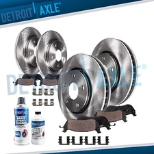 10pc Front Rear Disc Brake Rotors Ceramic Brake Pads for Hyundai Sonata Kia K5