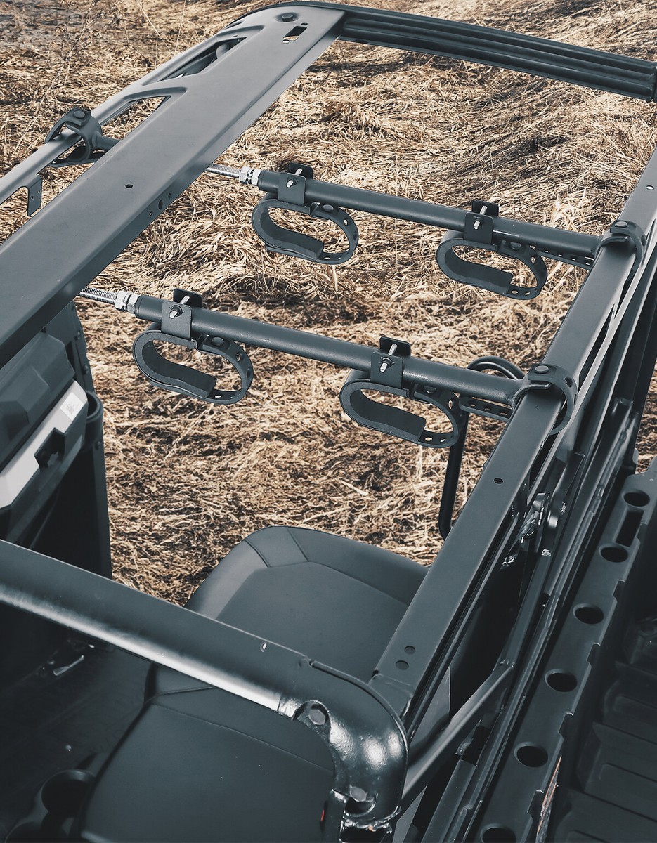 UTV Overhead Roof Tool/Bow Rack - Fits Polaris RZR, Can-Am, Honda, Kawasaki (21-28" Roll Bar Diameter) 9 thumbnail image