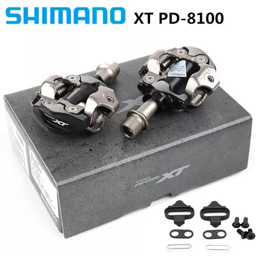 Pedali e tacchetti bici Shimano Deore XT PD-M8100 Cross Country Race SPD MTB XC - Foto 6 di 6