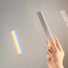 Equilateral Optical Prism Transparent Glass Prop Dispersion Physics Teaching