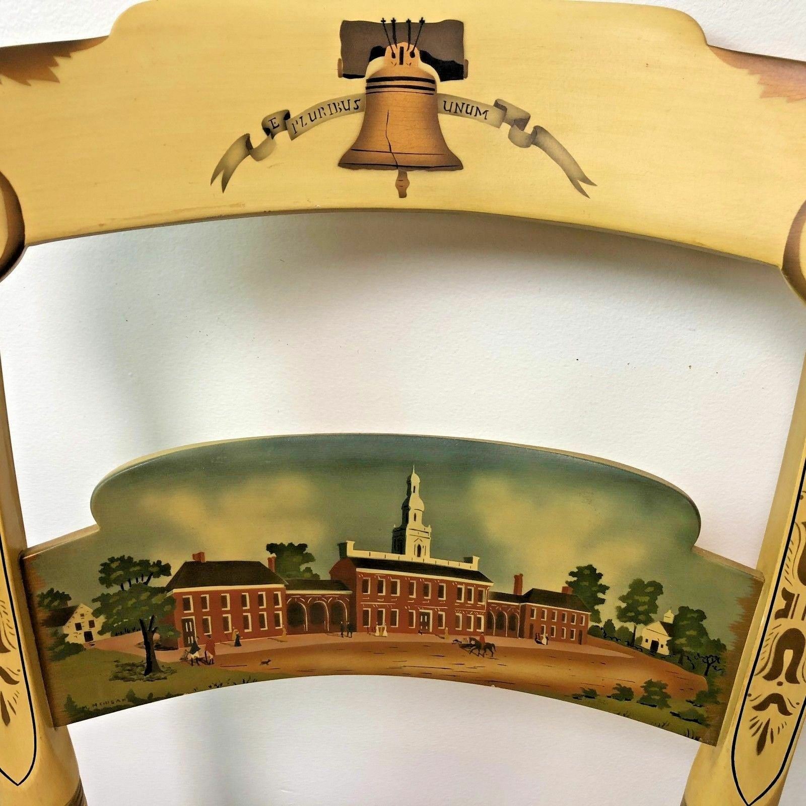 Single (1) Genuine Hitchcock Limited Edition Hand Painted Stenciled