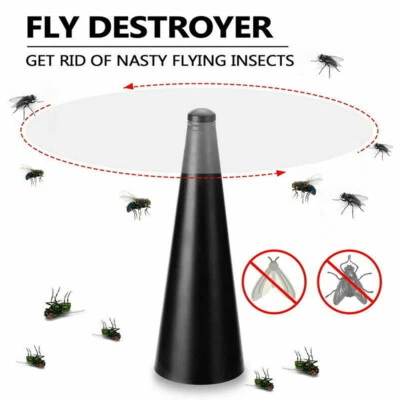 Automatic Fly Trap Fly Repellent Fan Keep Flies Bugs Food From Away Fruits AU - Picture 2 of 14