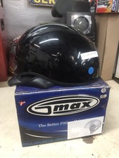 G Max Dot 45s Naked Half Helmet Size 