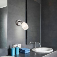 Luxus Wand Lampe Glas Kristall Wohn Ess Zimmer Strahler Spot Leuchte Schwenkbar