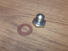 TRIUMPH TIMING COVER OIL PRESSURE PLUG+COPPER WASHER PRE UNIT PRE 69 - 70-2615