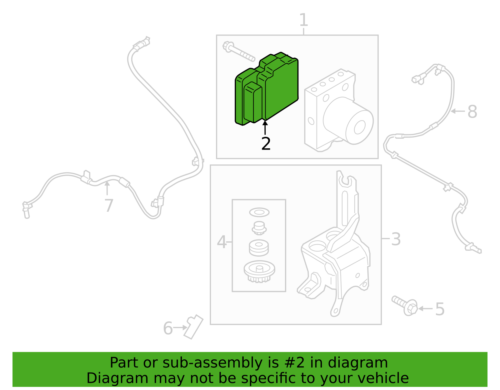Módulo de control ABS genuino Ford OEM 2019-2020 F-150 KL3Z-2C219-E - Imagen 2 de 13