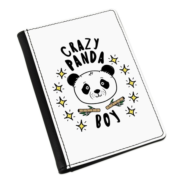 VerrüCkte Panda Jungen Stars Pass-Etui HüLle ÜBerzug Tiere Scherz Haustier Sohn-image