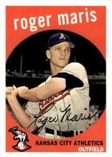 2011 Topps 60 Years of Original Back Roger Maris Kansas City Athletics #60YOT-08