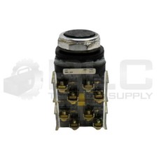 ALLEN BRADLEY 800T-A2A /T PUSH BUTTON BLACK W/ 4 800T-XA /D CONTACT BLOCK