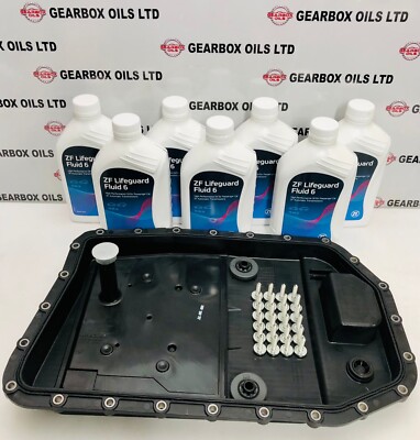 GENUINE BMW E60 E61 E90 E92 6 SPEED AUTOMATIC GEARBOX PAN SUMP FILTER OIL 7L KIT