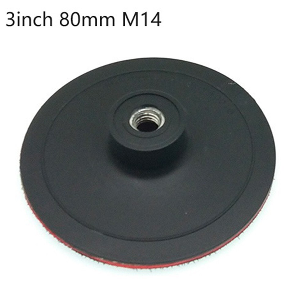 Hook Loop 4 Inch Rubber Backing Pad For Angle Grinder Polishing Durable Hook loop 4 inch rubber backing pad for angle grinder polishing durable