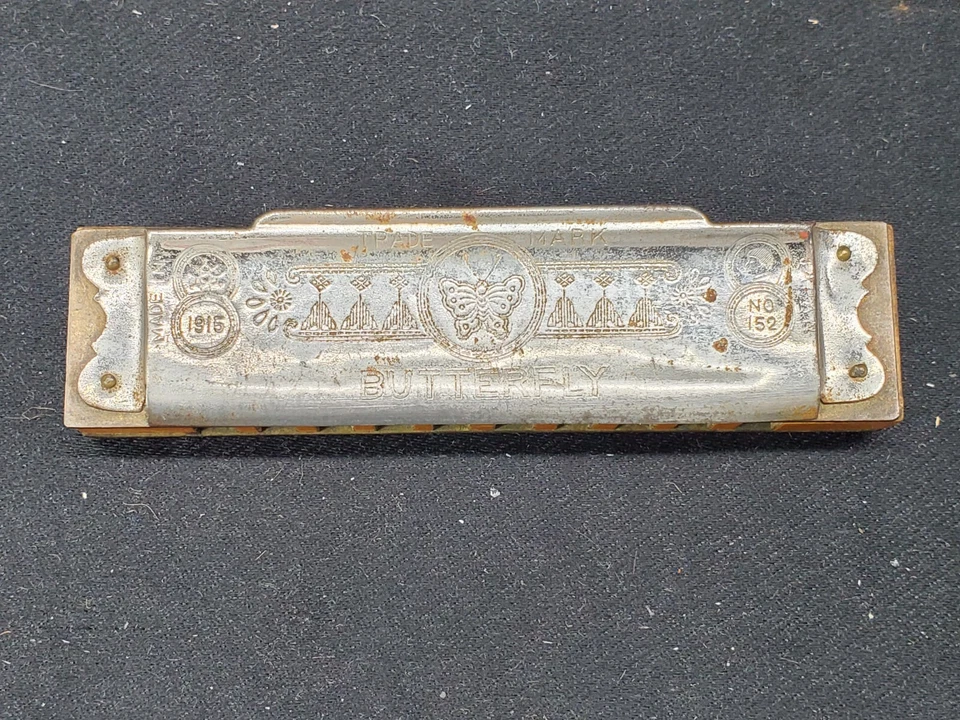 ANTIGUA ARMÓNICA CORONACIÓN 1915, T. YAMAHA, HECHA EN JAPÓN Nº 152 Foto 2 de 4