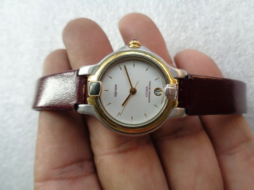 ULTRA RARE SAPPHIRE CRYSTAL ESPREME CITIZEN DATE LADIES QUARTZ WRISTWATCH |  eBay