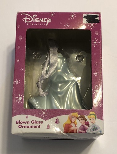 Adorno de Navidad de vidrio soplado princesa Disney nuevo en caja - Imagen 2 de 6