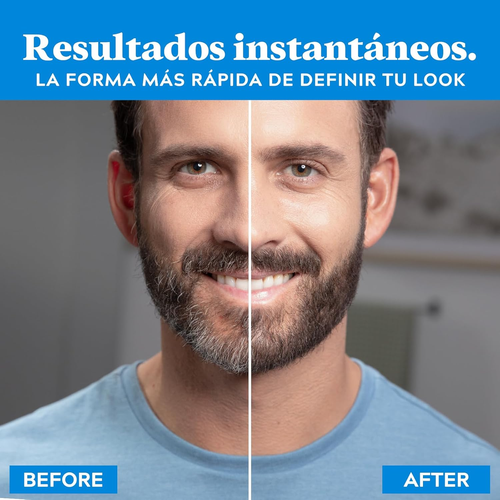 Ritocco Instantaneo Del Grigio Barba E Sopracciglia per Uomo, Colorazione Tempor - Foto 2 di 12