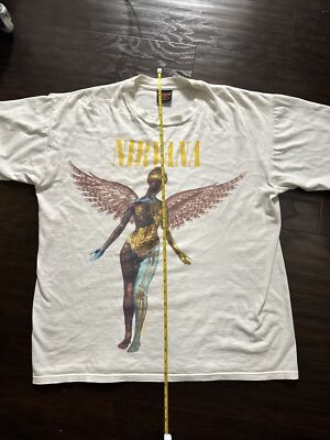 NIRVANA IN UTERO TOUR 93-94 Tシャツ SOF TEE Vintage Nirvana In Utero 93-94 T-shirt - TokoPyramid