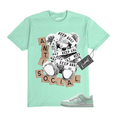 Dunk Low Mint Foam White Air Force 1 T Shirt to Match ANTI