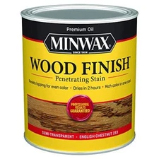 1 qt Minwax 70044 English Chestnut Wood Finish Oil-Based Wood Stain 