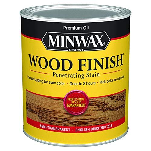 1 qt Minwax 70044 English Chestnut Wood Finish Oil-Based Wood Stain 