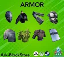 ARK Survival Ascended Set Amor Scuba Riot Ghillie Flak Fur PVE PS5/XBOX/PC