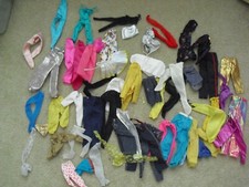 BIG Lot of Vintage Barbie and Similar Doll Clothes Outfits Unsearched 8