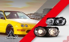For 1998-2001 Acura Integra Headlights Front Projector Halo Headlamp Replacement For 1998-2001 Acura Integra Headlights Front Projector Halo Headlamp Replacement