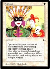 Festival The Dark PLD White Common MAGIC THE GATHERING MTG CARD