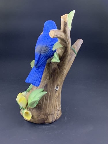 Danbury Mint the 12 Singbird Figuren Porzellan Eastern Bluebird Figur Exc - Bild 3 von 12