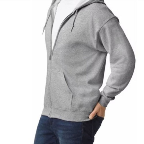 Vintage Basic Editions Men 90’s Soft Full Zip Sweater With Hood Hoodie - Size XL - Picture 6 of 6