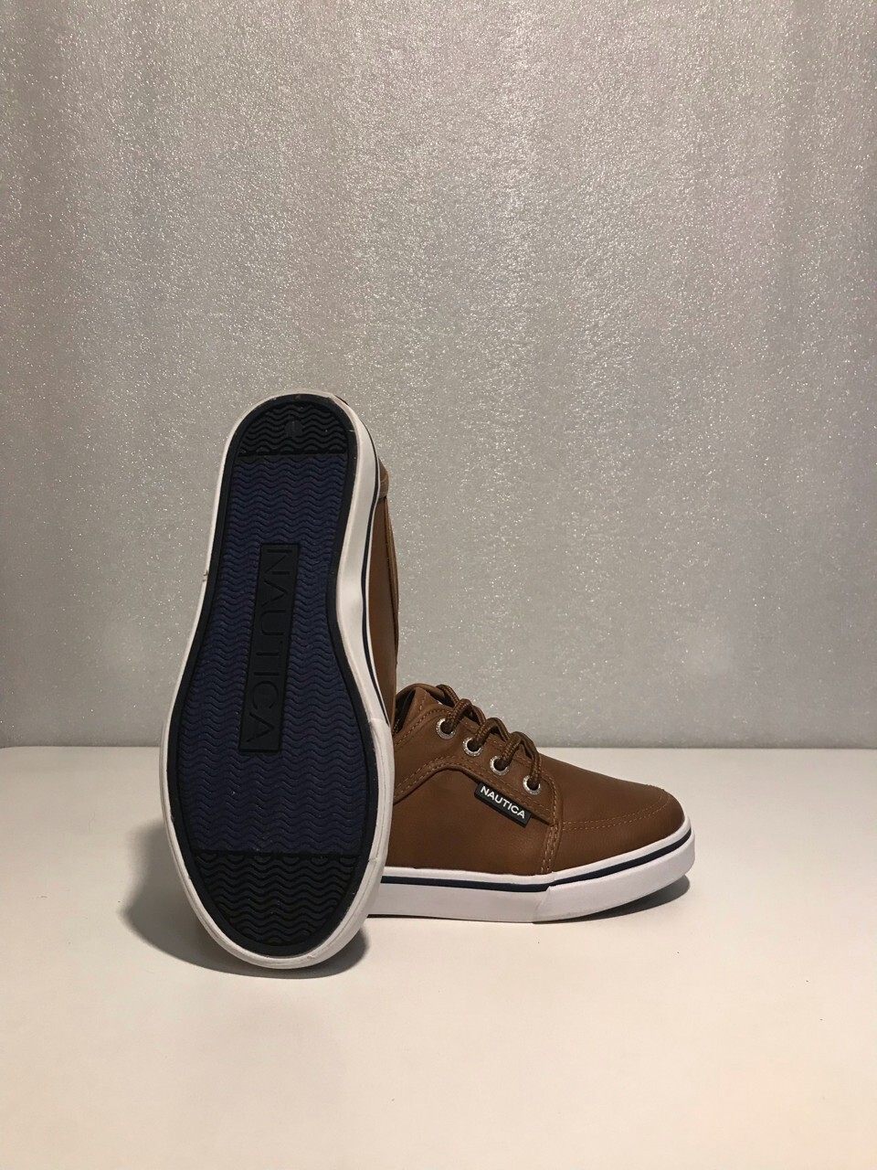New! Nautica Moulouya Sneaker, Brown - Boy's Size: 1 image 5