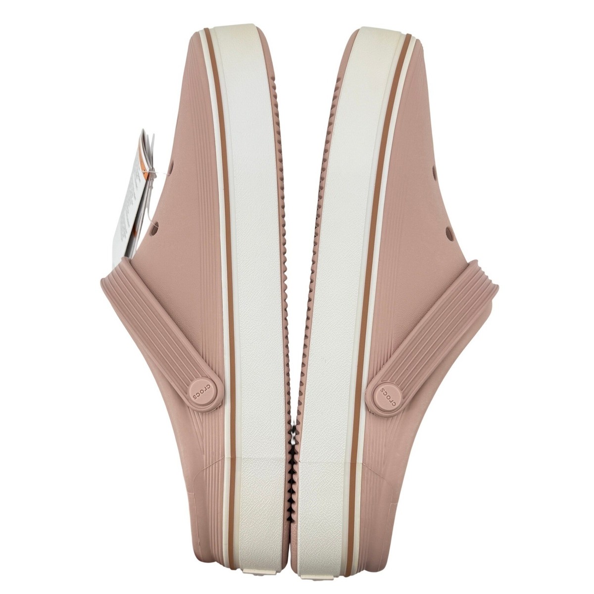 Crocs Off Court Adult Clog Pink Clay White Men 12/Women 14 208371