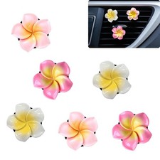 6 PCS Car Vent Air Freshener Clip Women Cute Car Decorations Accessories Pink...