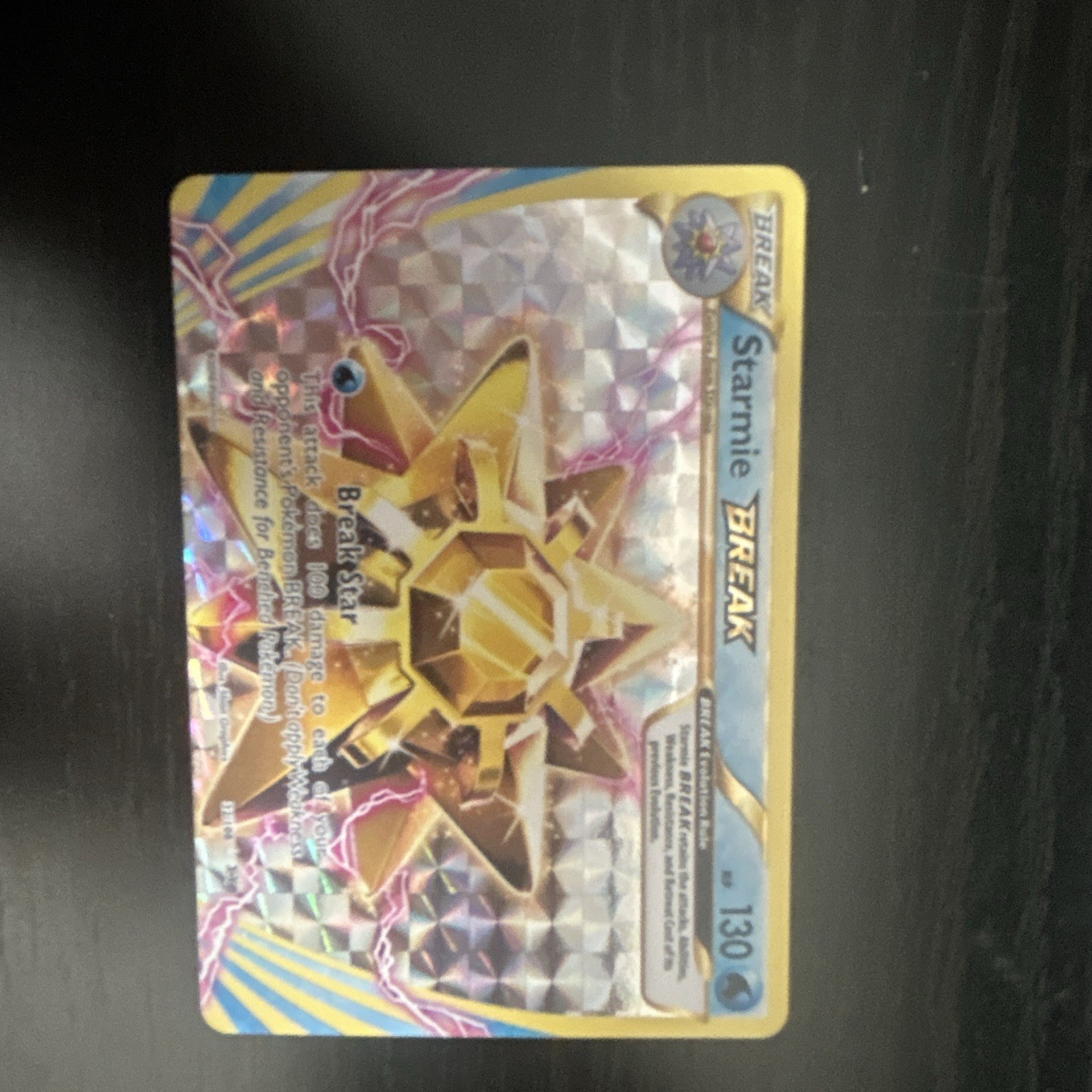 Pokemon TCG Starmie BREAK 32/162 BREAKthrough Holo Rare 130 HP English 2015