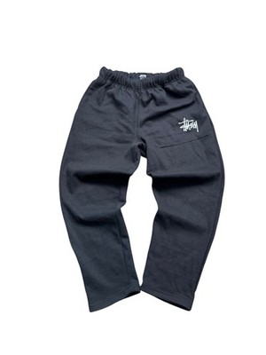 Stüssy Jogginghose Trainingshose Schwarz Logo Sweatpants Größe L Top Zustand