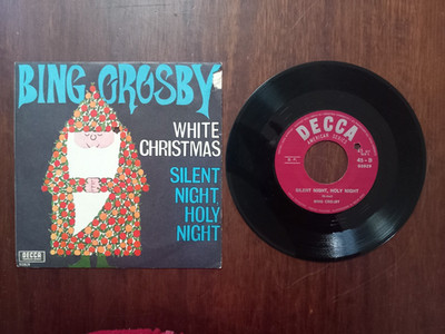 4045 45 RUNDEN BING GROSBY WHITE CHRISTMAS VINYL SEHR GUTES COVER AKZEPTABEL
