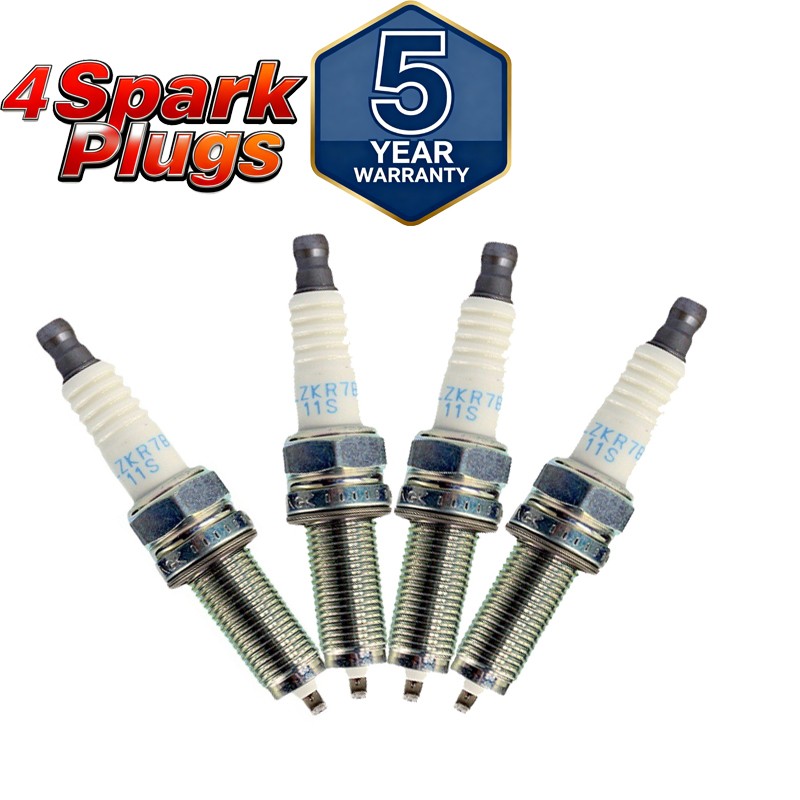 4X ILZKR7B11S 5787 Laser Iridium Spark Plugs For NGK Acura Honda Civic TSX CR-V