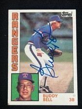 1984 Topps - BEDDY BELL  -AUTOGRAPHED Card #665- Solid Blue Marker Auto- NICE!