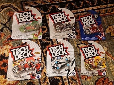 Teck Deck Ultra Rare Lot Of 6 Element World Industries Volcom Zero Toy Machine
