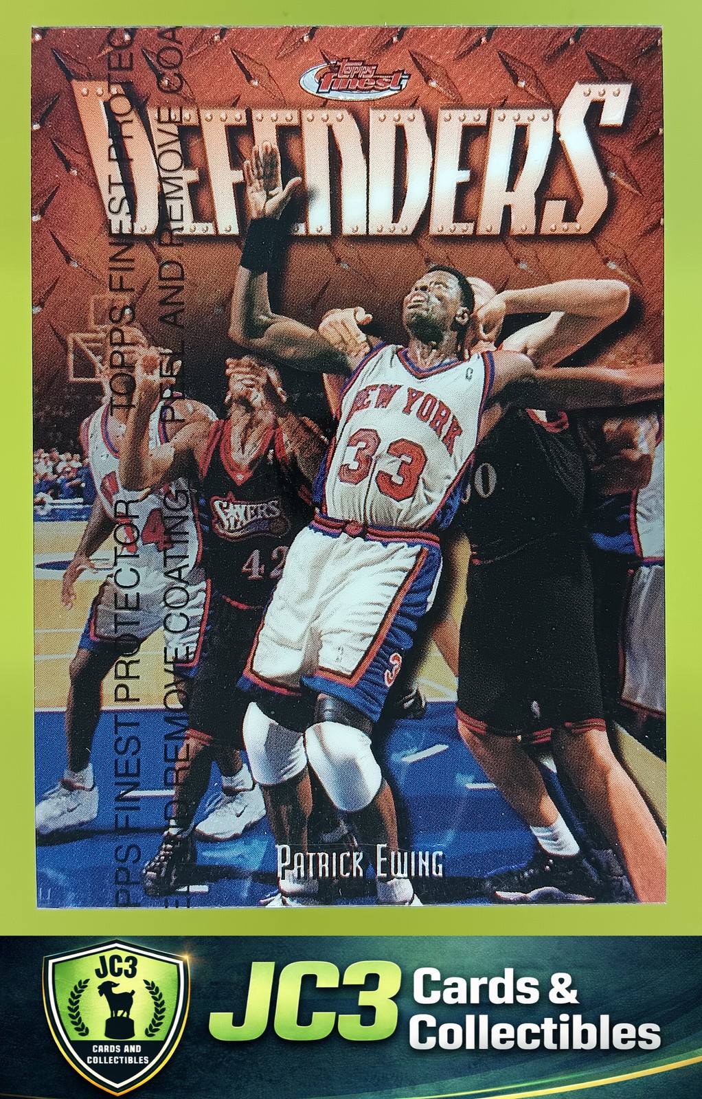1997-98 Finest Refractors Patrick Ewing #216 New York Knicks