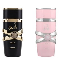 Bundle Lattafa Asad and Yara Pink Eau de Parfum 100 ML New and Original