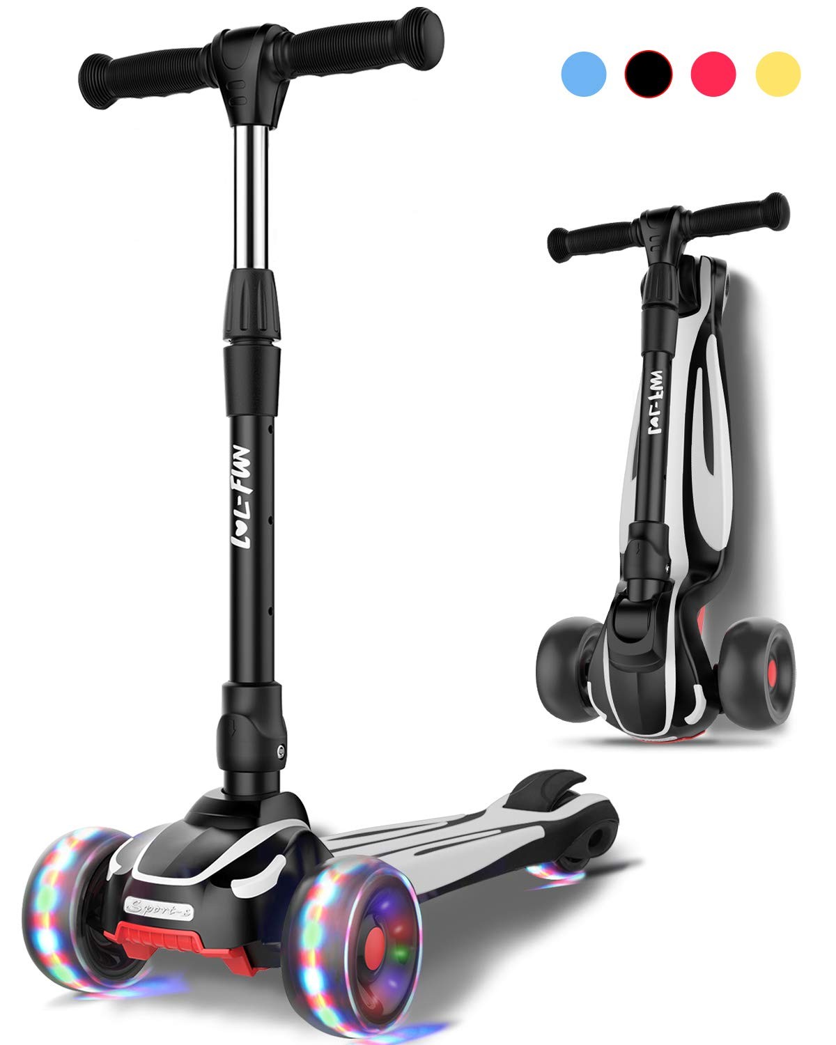 Scooter for Kids Ages 3-5 Years Old Boy Girl with 3 Wheels, 
