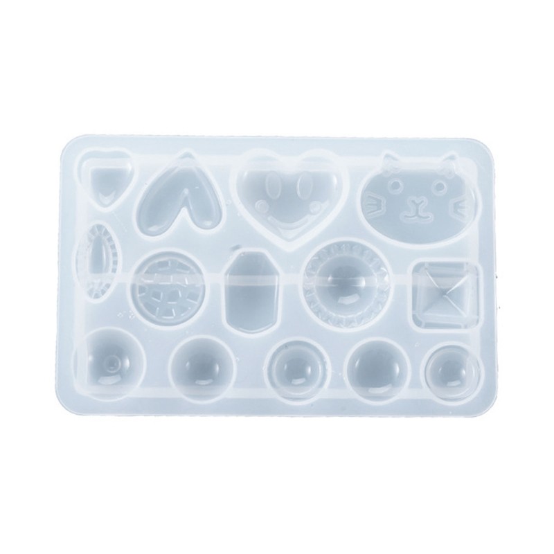 DIY Silicone Ear Stud Casting Mold for Handmade Art Earrings