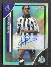 Patrick Kluivert 2025-26 Topps Chrome Premier League Aqua Auto /199 #CA-PK