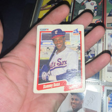 Fleer 1990 Sammy Sosa Chicago White Sox Baseball Base Set Card #548